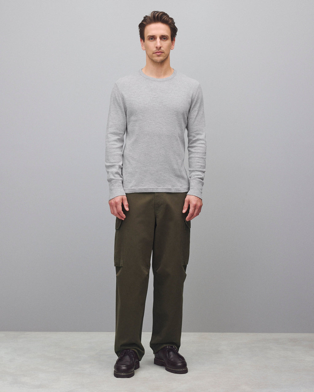 1x1 Slub Slim Long Sleeve B6