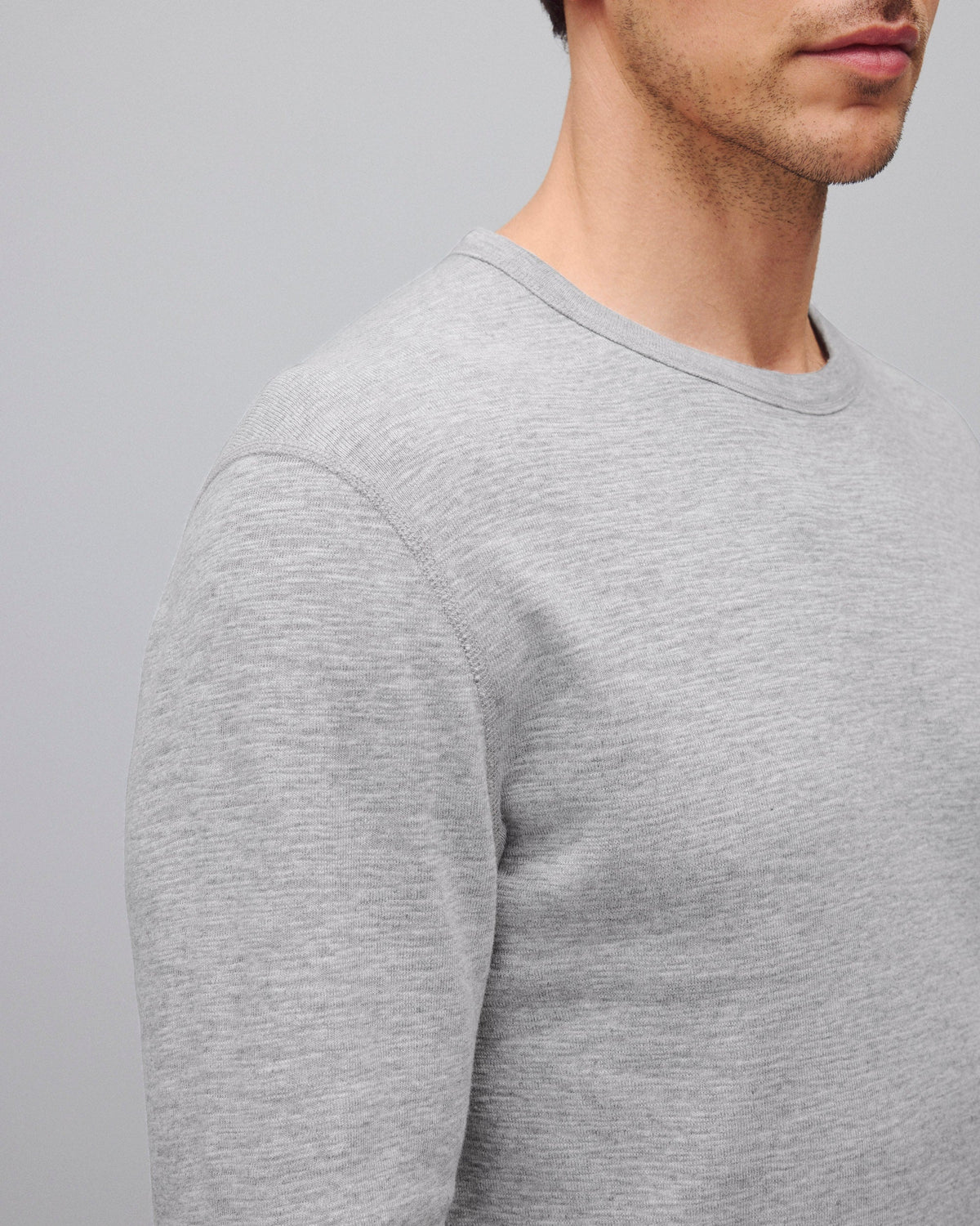 1x1 Slub Slim Long Sleeve B6