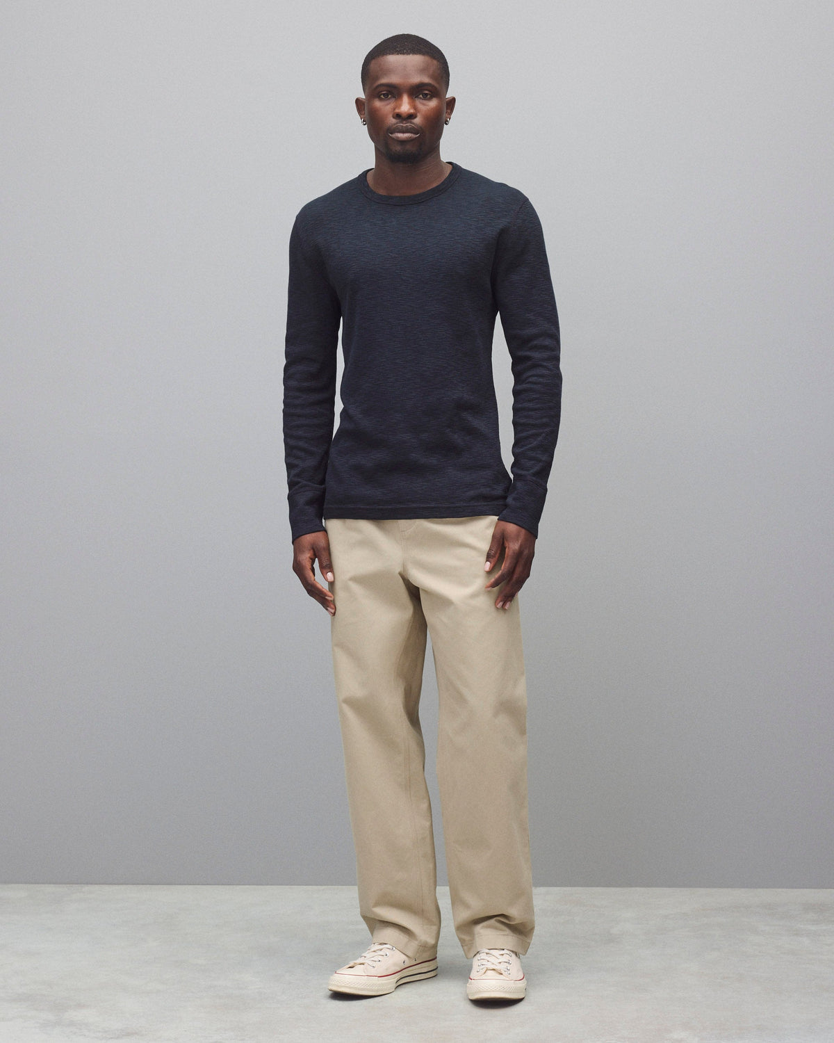 1x1 Slub Slim Long Sleeve O9