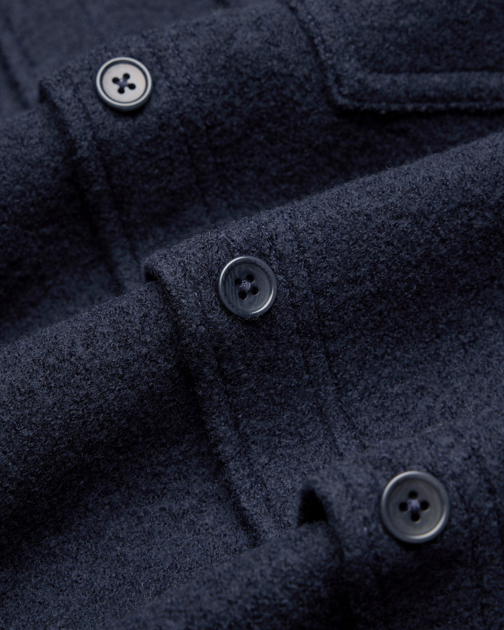 Boiled Wool Warden Overshirt D4