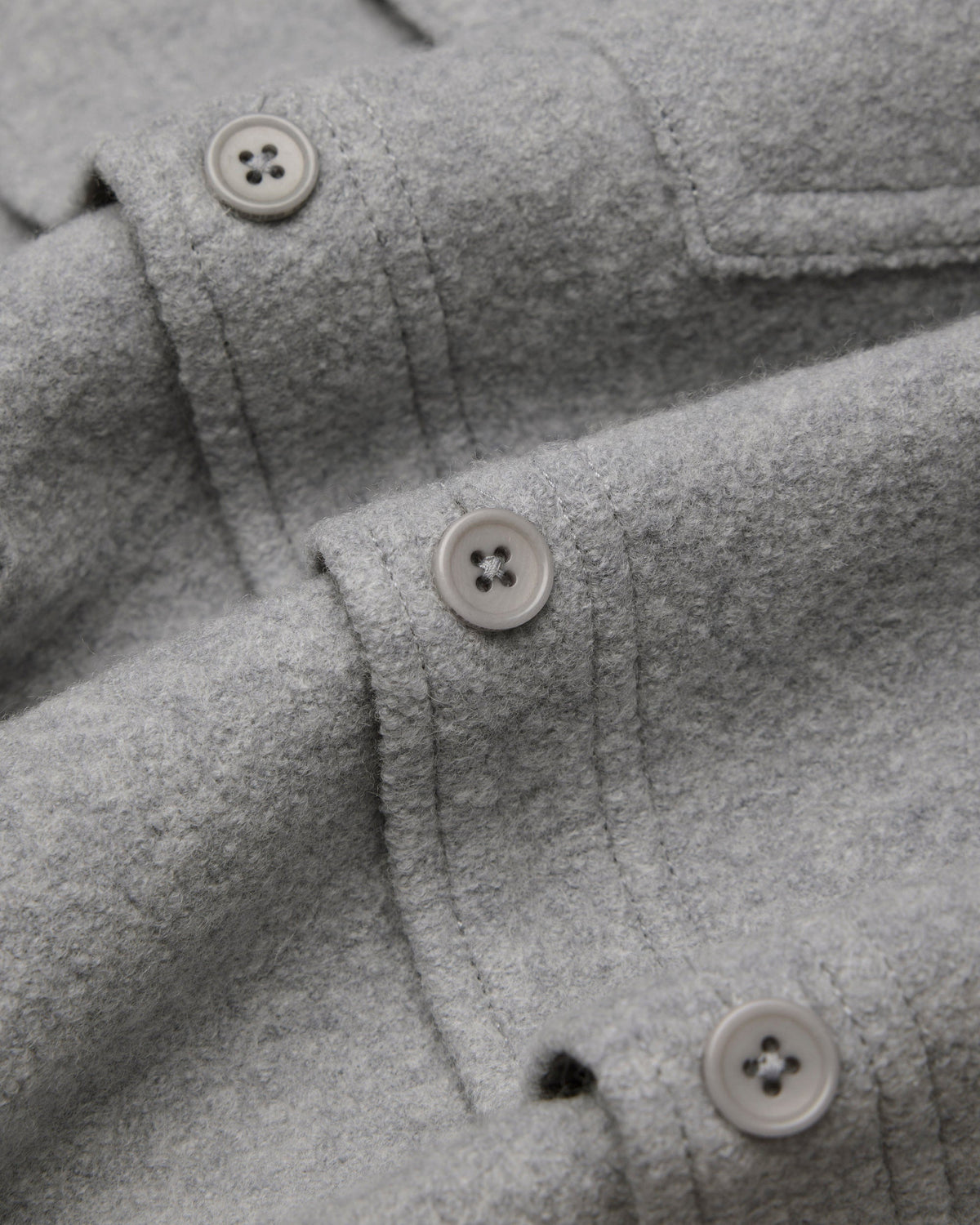 Boiled Wool Warden Overshirt M7