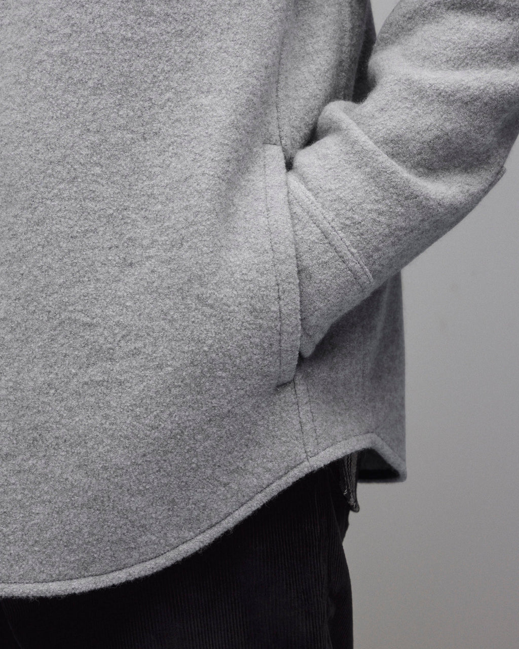 Boiled Wool Warden Overshirt M7