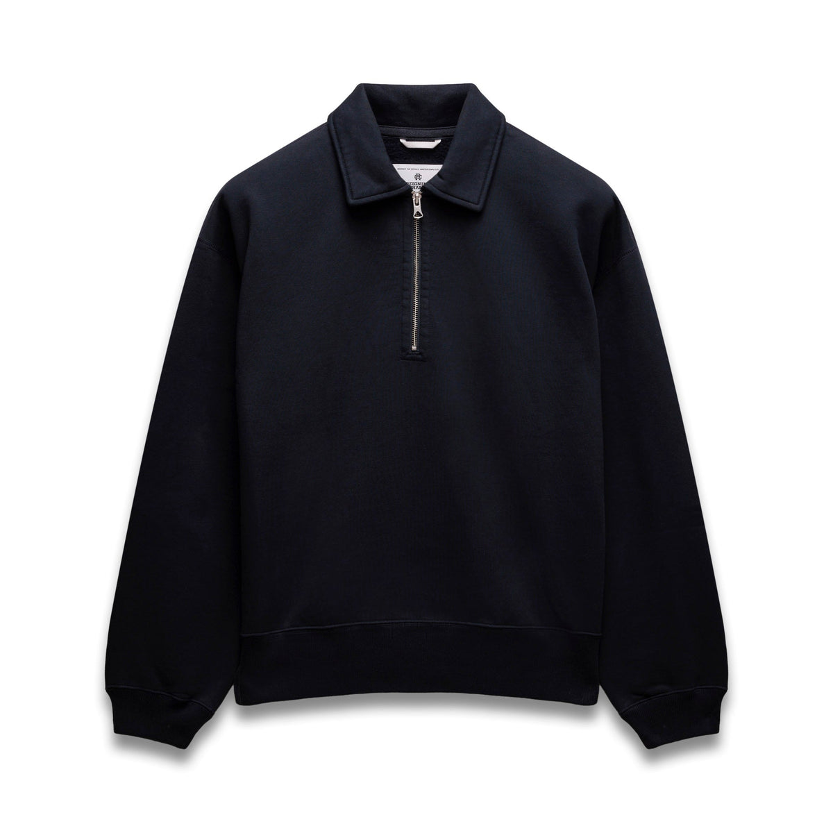Brushed Fleece Relaxed Half Zip Sweatshirt M1