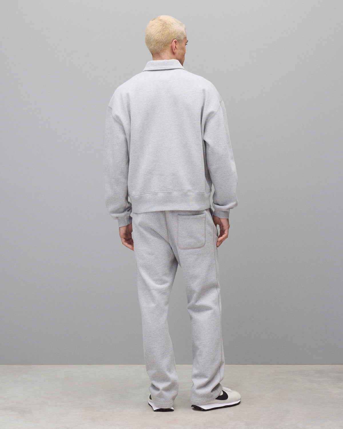 Brushed Fleece Relaxed Half Zip Sweatshirt Y2